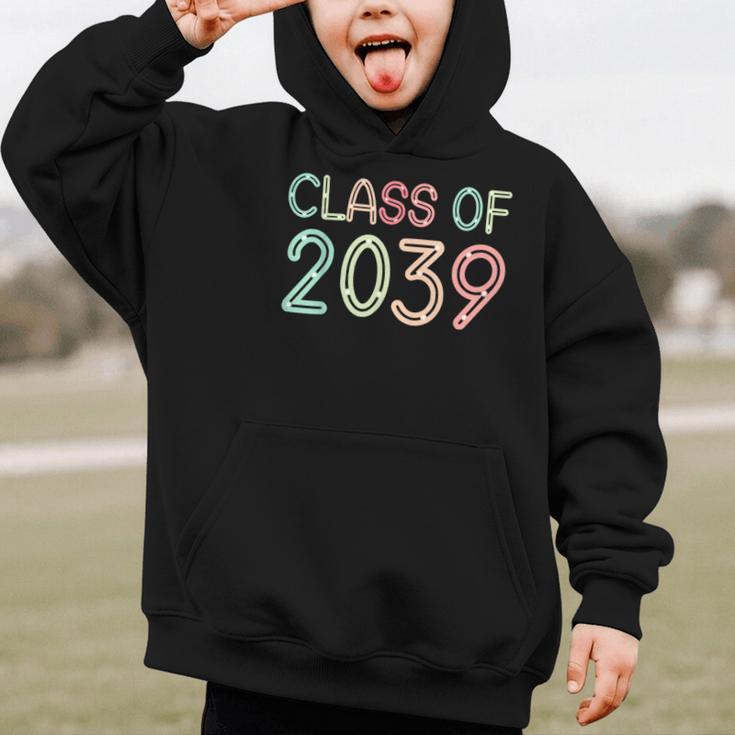 Class Of 2039 Grow With Me Kindergarten Back To School Graphic Kid Hoodie