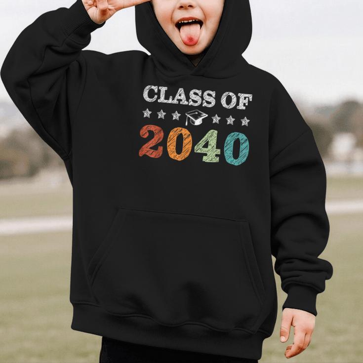 Class Of 2040 Grow With Me First Day School Back To School Graphic Kid Hoodie