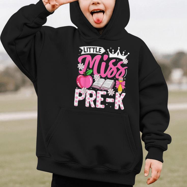 Cute Back To School Pre-K First Day Of School Pre-K Girls Graphic Kid Hoodie Cute Back To School Pre-K First Day Of School Pre-K Girls Graphic Kid Hoodie