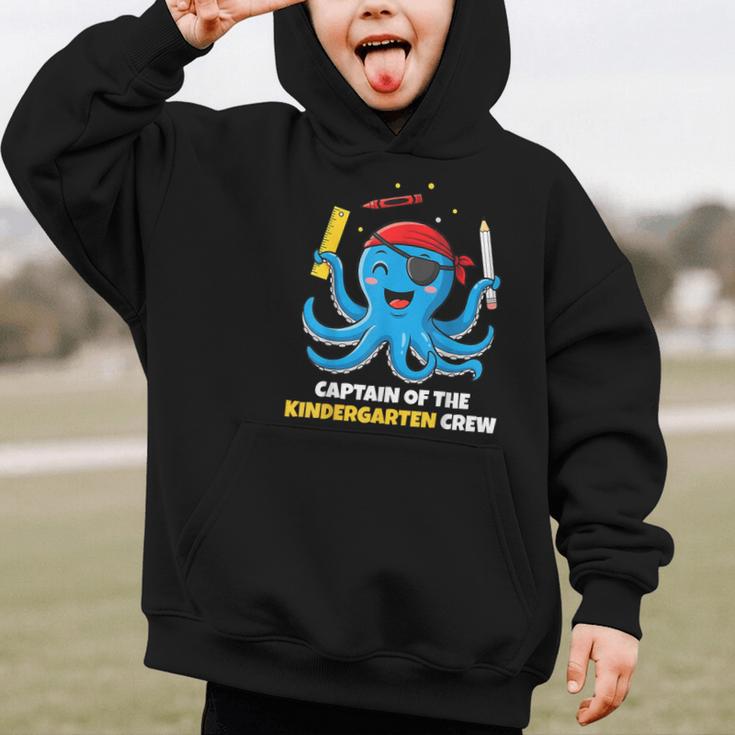 Cute Octopus Pirate Kindergarten Boys Kids Back To School Graphic Kid Hoodie Cute Octopus Pirate Kindergarten Boys Kids Back To School Graphic Kid Hoodie