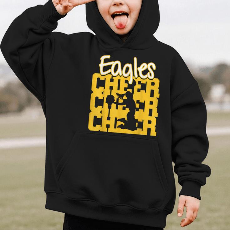 Eagles Cheer Back To School Cheerleading Spirit GY Graphic Kid Hoodie Eagles Cheer Back To School Cheerleading Spirit GY Graphic Kid Hoodie