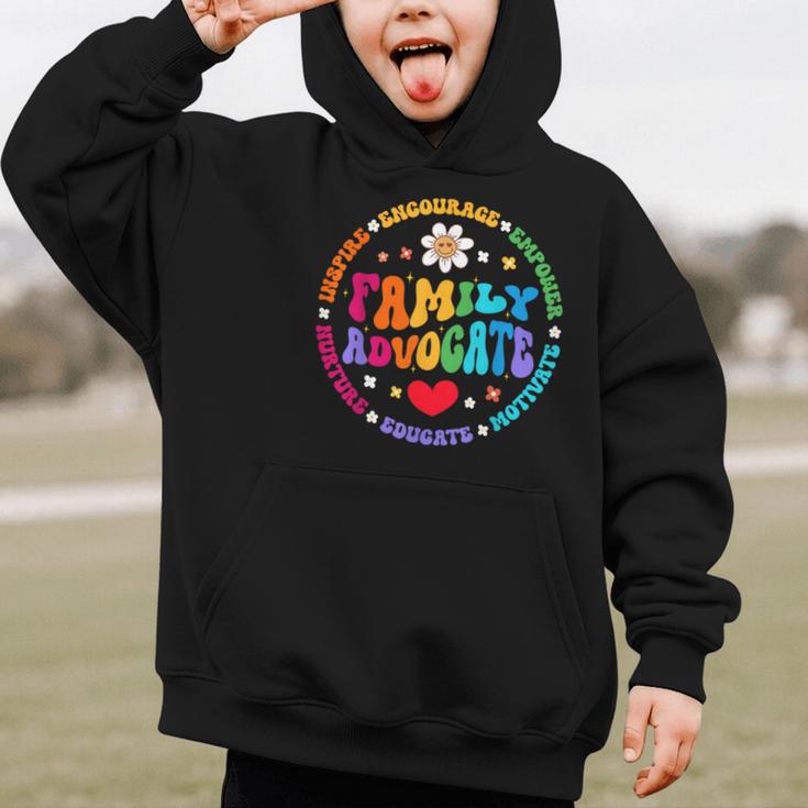 Family Advocate Appreciation Week Back To School PTO Graphic Kid Hoodie