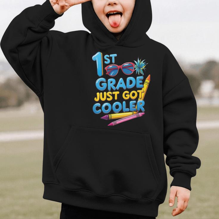 First Day Of First Grade Shirt Boys Girls Back To School Graphic Kid Hoodie First Day Of First Grade Shirt Boys Girls Back To School Graphic Kid Hoodie