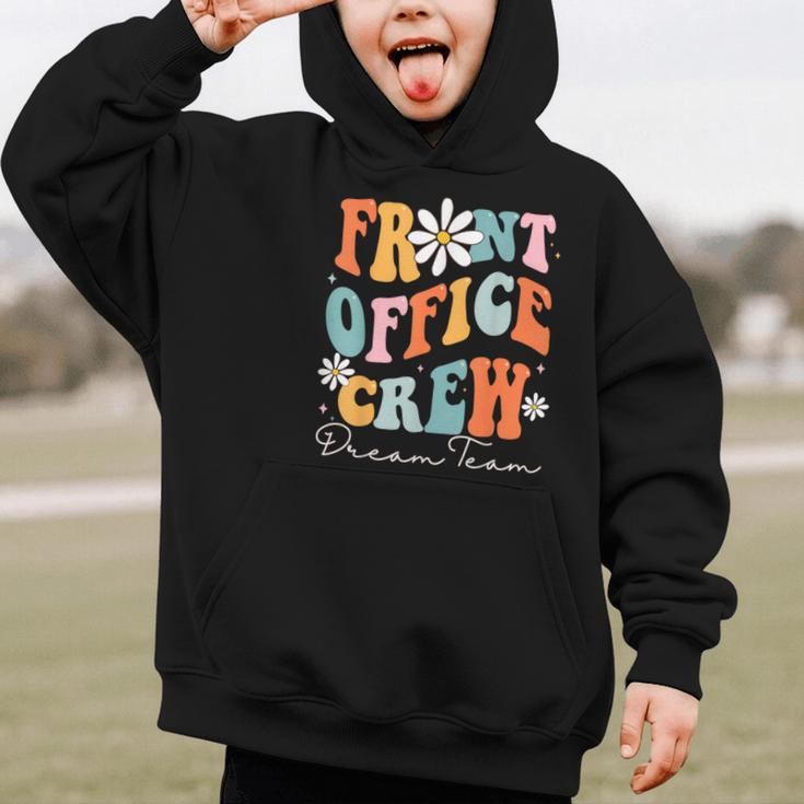 Front Office Dream Team School Secretary Cute Back To School Graphic Kid Hoodie Front Office Dream Team School Secretary Cute Back To School Graphic Kid Hoodie