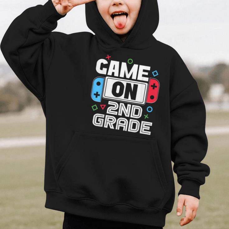 Gamer Back To School Game 2nd Grade Kids Boys Graphic Kid Hoodie