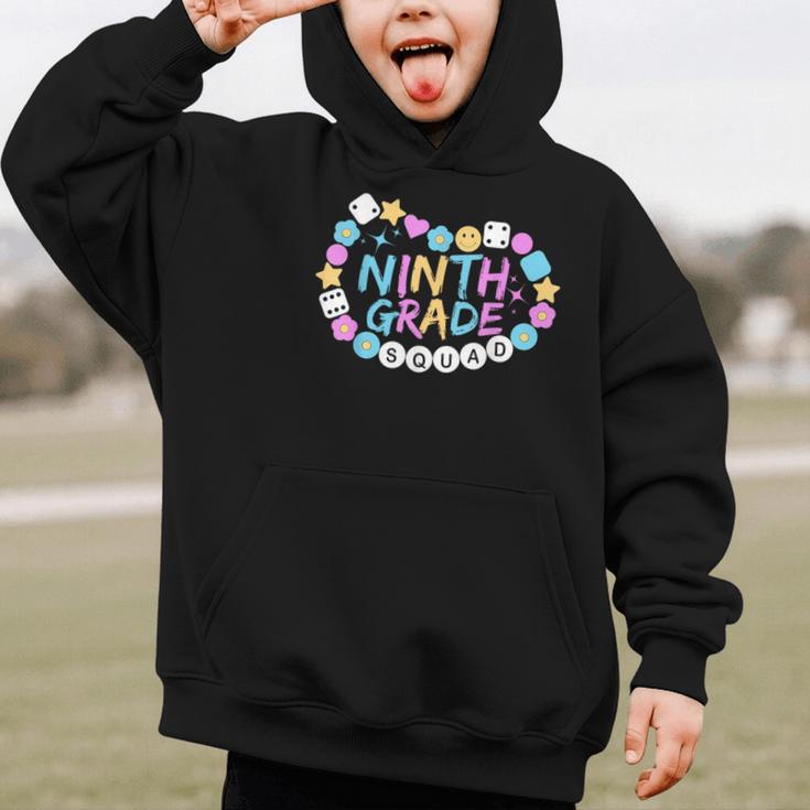 Girls 9th Grade Vibes Back To School Ninth Grade Graphic Kid Hoodie Girls 9th Grade Vibes Back To School Ninth Grade Graphic Kid Hoodie