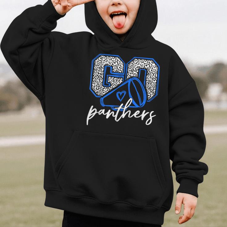 Go Cheer Panthers School Sports Name Spirit Back To School Graphic Kid Hoodie