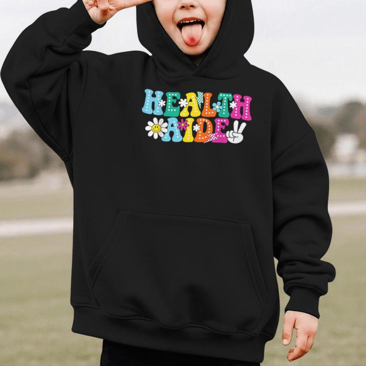 Health Aide Squad Admin Squad Back To School Graphic Kid Hoodie