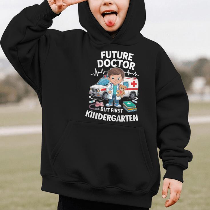 Kids Future Doctor Kindergarten Student Back To School Boy Kids Graphic Kid Hoodie