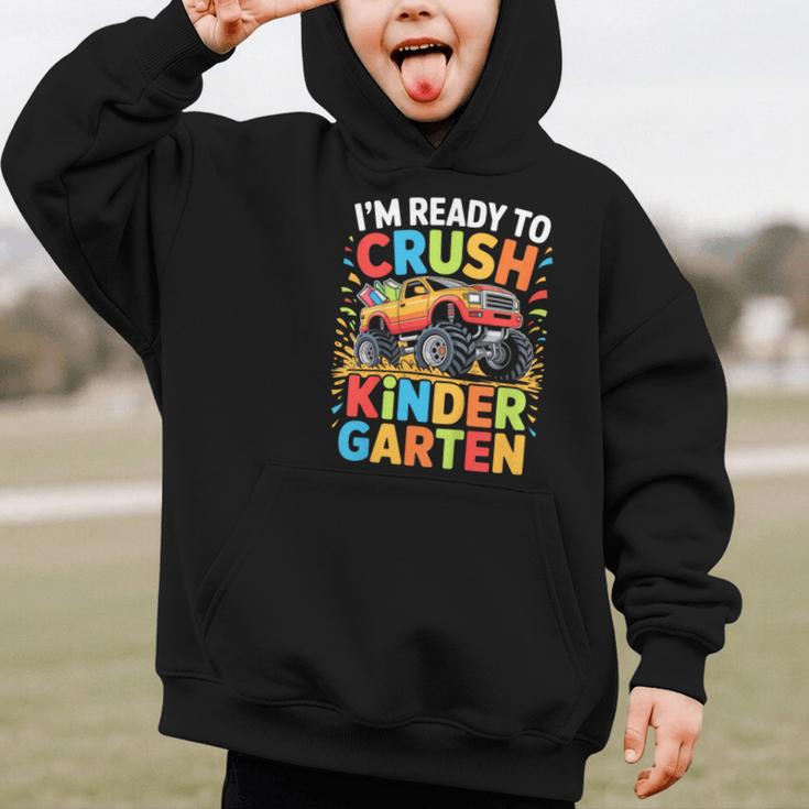 Kids I'm Ready To Crush Kindergarten Shirt Back To School Boy Graphic Kid Hoodie Kids I'm Ready To Crush Kindergarten Shirt Back To School Boy Graphic Kid Hoodie