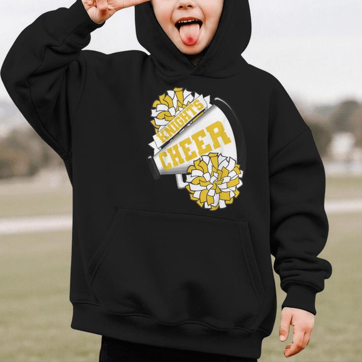Knights Cheer Back To School Cheerleading Spirit GY Graphic Kid Hoodie Knights Cheer Back To School Cheerleading Spirit GY Graphic Kid Hoodie