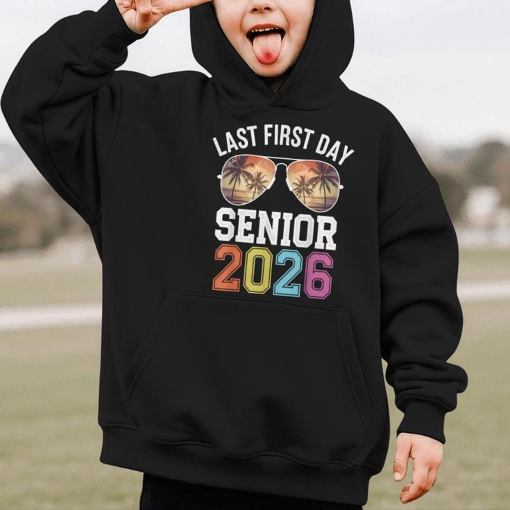 My Last First Day Class Of 2026 Senior Day Back To School Graphic Kid Hoodie My Last First Day Class Of 2026 Senior Day Back To School Graphic Kid Hoodie