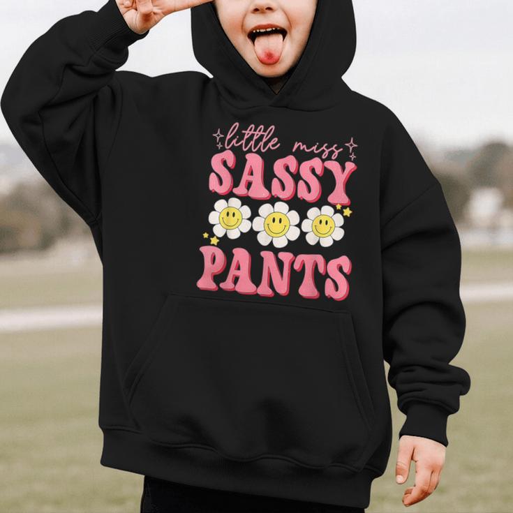 Little Miss Sassy Pants Back To School Girls Graphic Kid Hoodie Little Miss Sassy Pants Back To School Girls Graphic Kid Hoodie