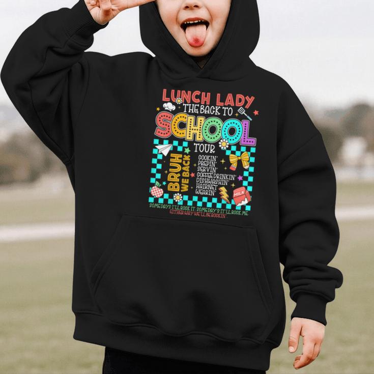 Lunch Lady Back To School Tour Cooking Worker Cafeteria Crew Graphic Kid Hoodie Lunch Lady Back To School Tour Cooking Worker Cafeteria Crew Graphic Kid Hoodie
