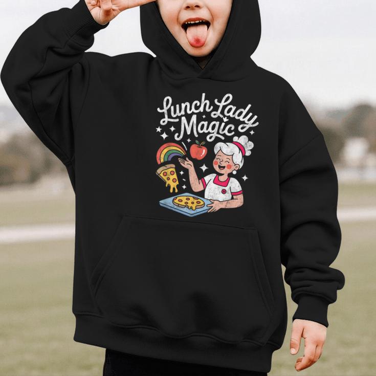 Lunch Lady Magic Cafeteria Worker Back To School Women Girls Graphic Kid Hoodie Lunch Lady Magic Cafeteria Worker Back To School Women Girls Graphic Kid Hoodie