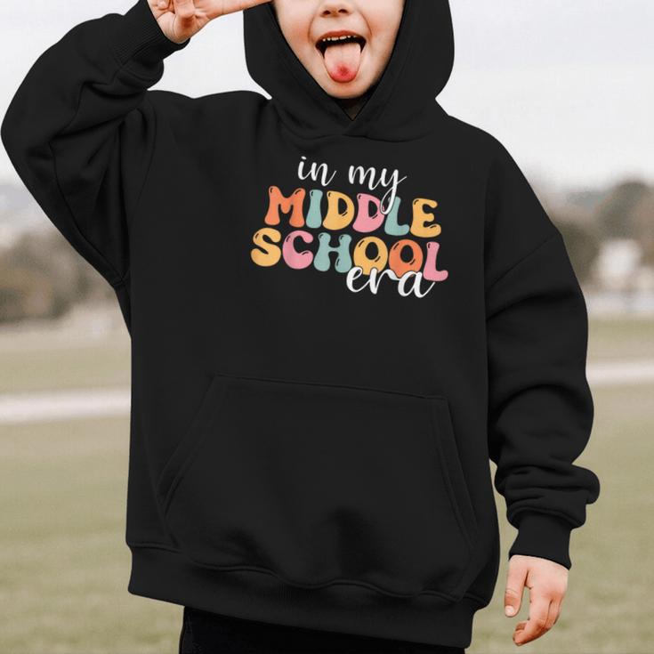 In My Middle School Era Back To School Graphic Kid Hoodie
