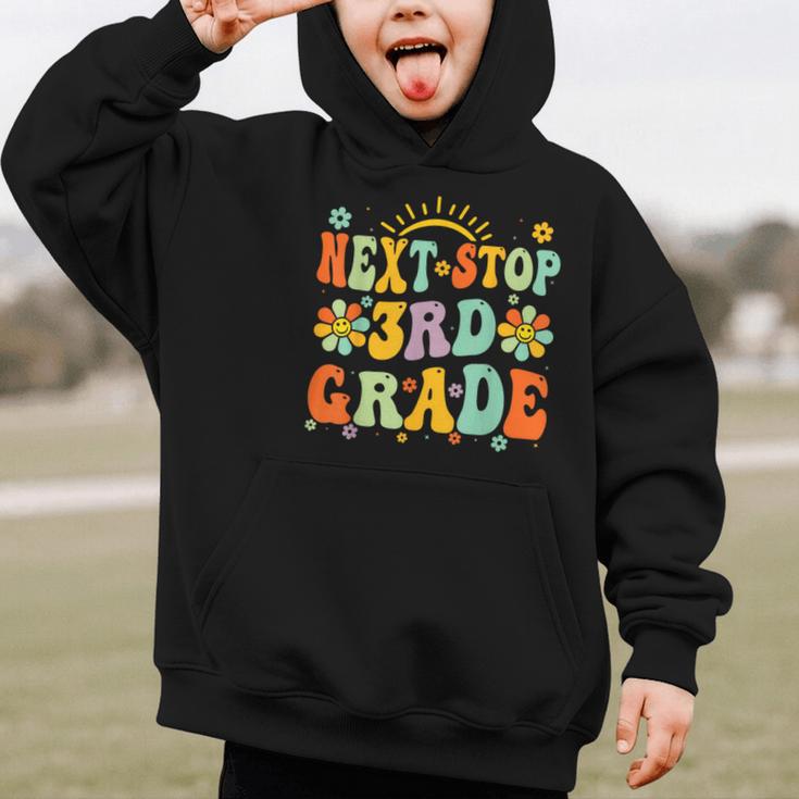 Next Stop 3rd Grade Graduation To Third Grade Back To School Graphic Kid Hoodie Next Stop 3rd Grade Graduation To Third Grade Back To School Graphic Kid Hoodie