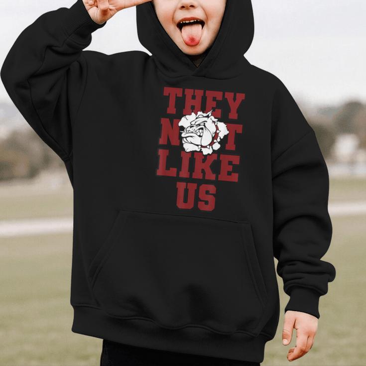 Not Like Bulldog Back To School Spirit M Graphic Kid Hoodie Not Like Bulldog Back To School Spirit M Graphic Kid Hoodie