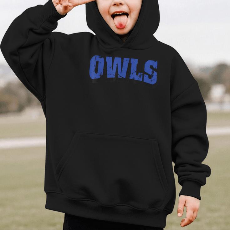 Owls Back To School Spirit B Graphic Kid Hoodie Owls Back To School Spirit B Graphic Kid Hoodie