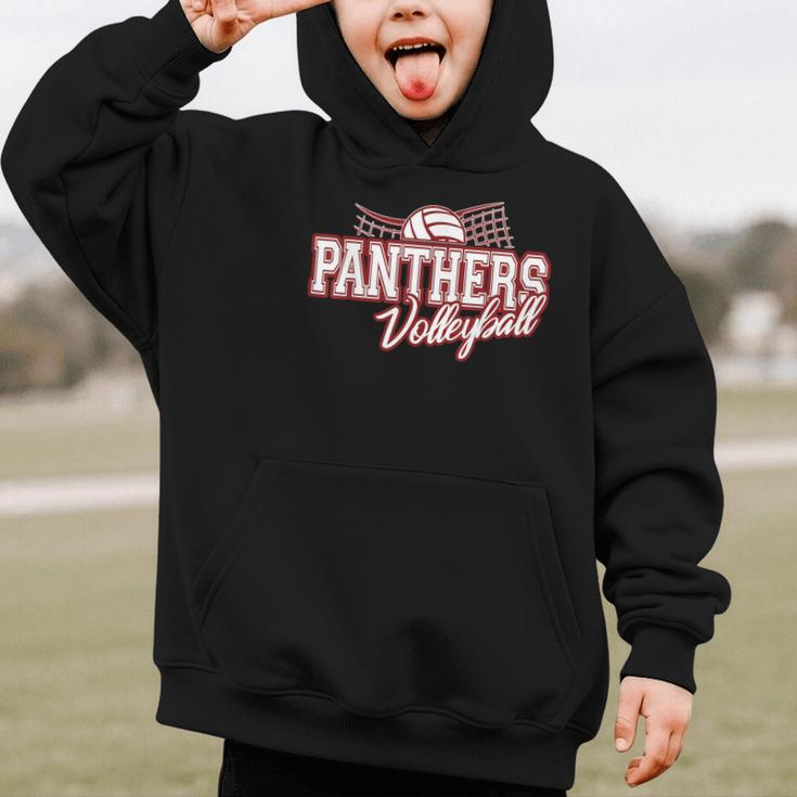Panthers Volleyball Back To School Spirit M Graphic Kid Hoodie