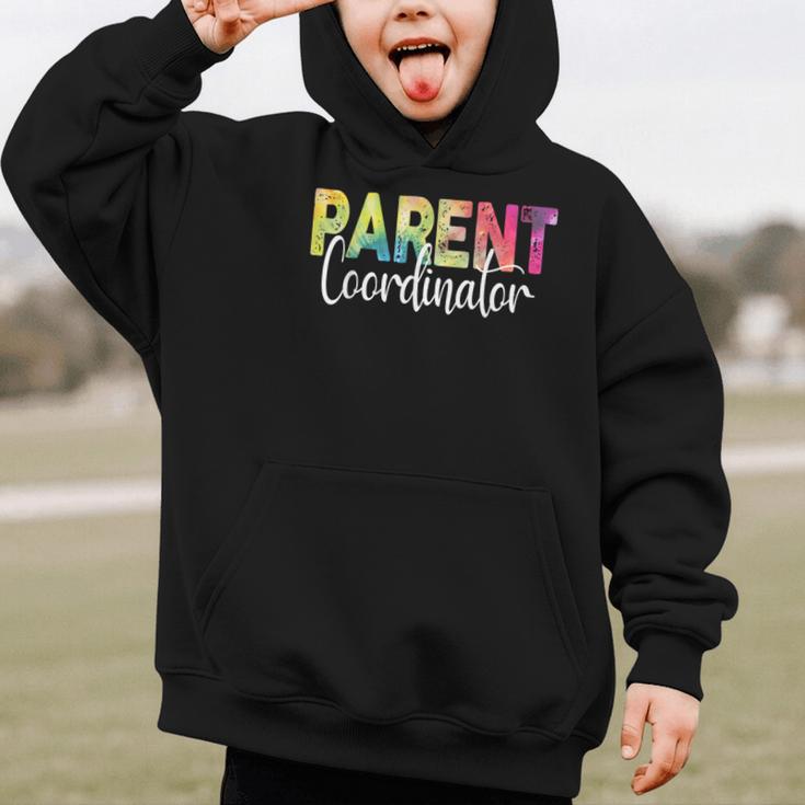 Parent Coordinator Tie Dye Back To School Appreciation Graphic Kid Hoodie Parent Coordinator Tie Dye Back To School Appreciation Graphic Kid Hoodie