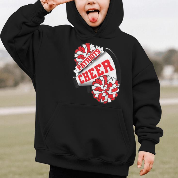 Patriots Cheer Back To School Cheerleading Spirit R Graphic Kid Hoodie