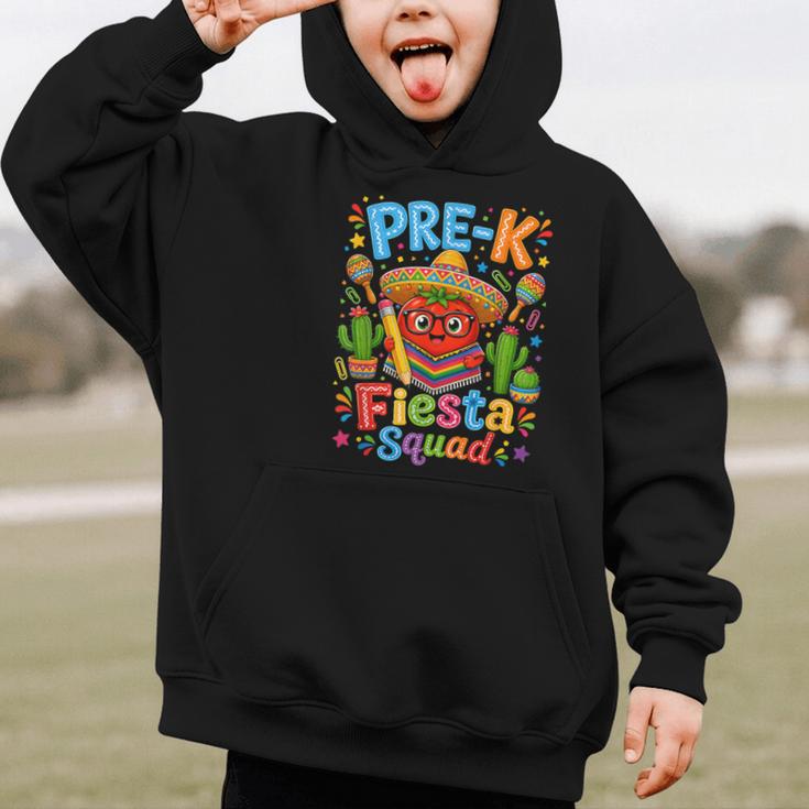 Pre-K Fiesta Squad Cute Tomato Back To School Party Graphic Kid Hoodie