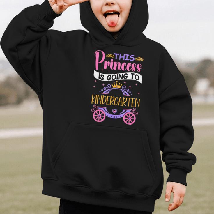 This Princess Is Going To Kindergarten Back To School Girl Graphic Kid Hoodie This Princess Is Going To Kindergarten Back To School Girl Graphic Kid Hoodie