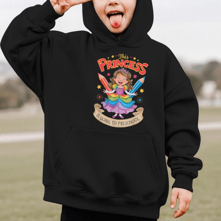 This Princess Is Going To Preschool Back To School Graphic Kid Hoodie