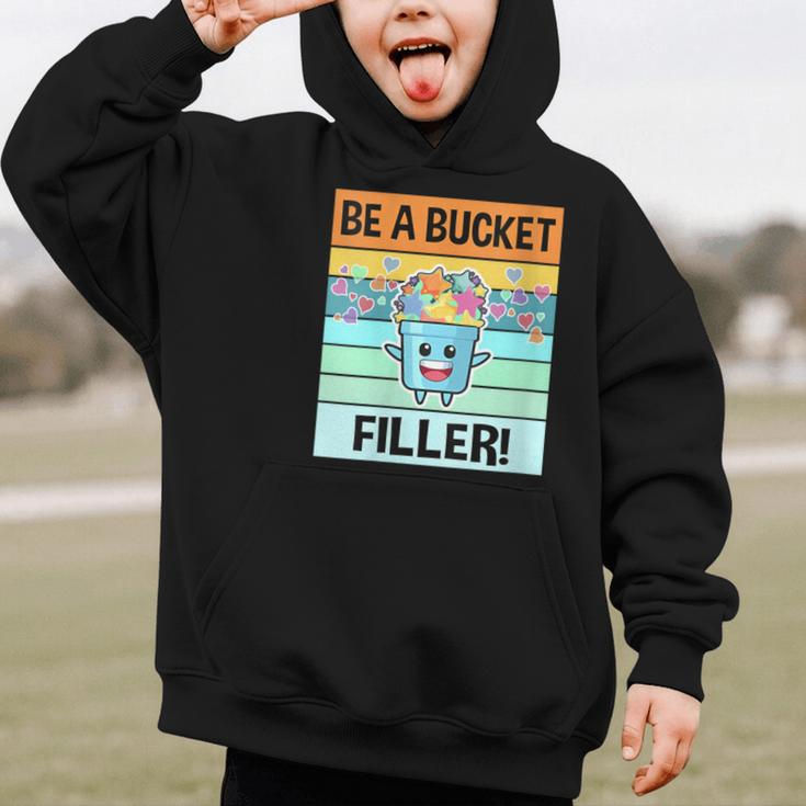 Retro Be A Bucket Filler Shirt Back To School Shirt Graphic Kid Hoodie Retro Be A Bucket Filler Shirt Back To School Shirt Graphic Kid Hoodie