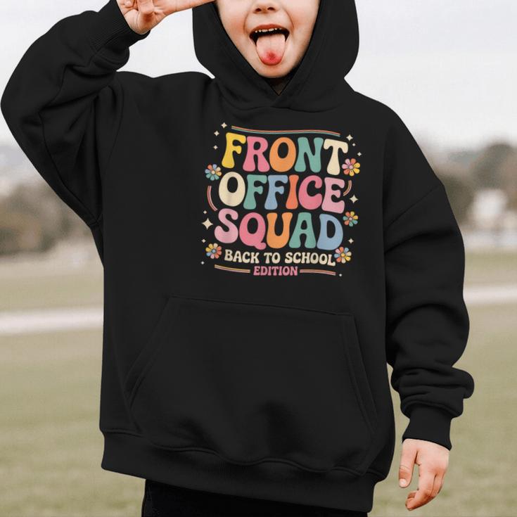 Retro Front Office Squad Back To School Edition Graphic Kid Hoodie Retro Front Office Squad Back To School Edition Graphic Kid Hoodie