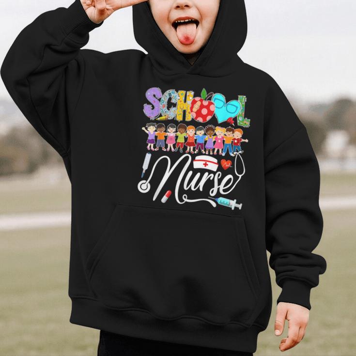School Nurse Back To School First Day Of School Women Graphic Kid Hoodie School Nurse Back To School First Day Of School Women Graphic Kid Hoodie