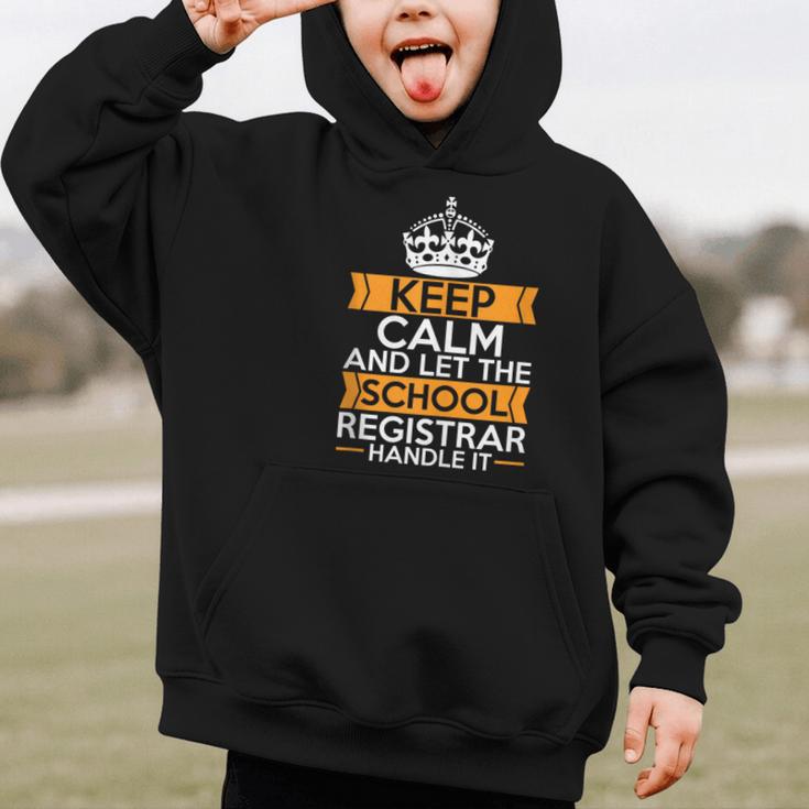 School Registry Student Enrollment Back To School Registrar Graphic Kid Hoodie School Registry Student Enrollment Back To School Registrar Graphic Kid Hoodie