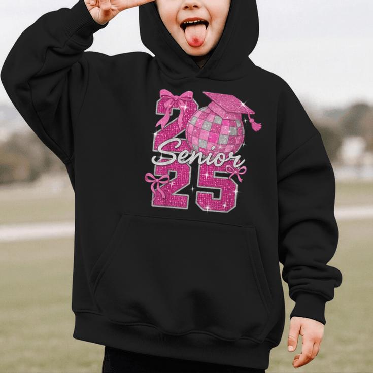 Senior 2025 Class Of 2025 Bows Back To School 2025 Graphic Kid Hoodie Senior 2025 Class Of 2025 Bows Back To School 2025 Graphic Kid Hoodie