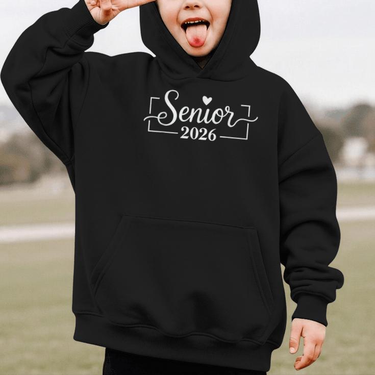Senior 2026 Graduation Back To School Class Graphic Kid Hoodie