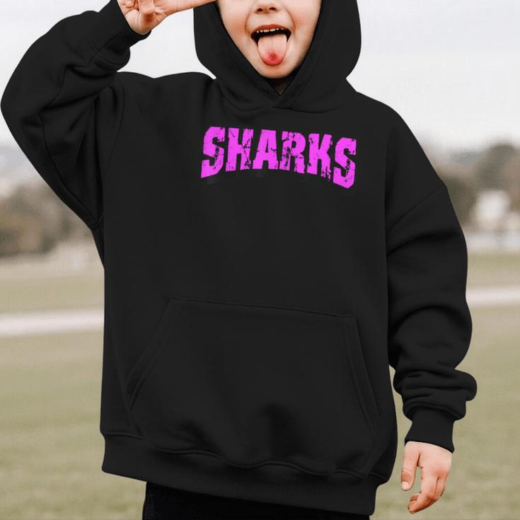 Sharks Back To School Spirit Pk Graphic Kid Hoodie Sharks Back To School Spirit Pk Graphic Kid Hoodie