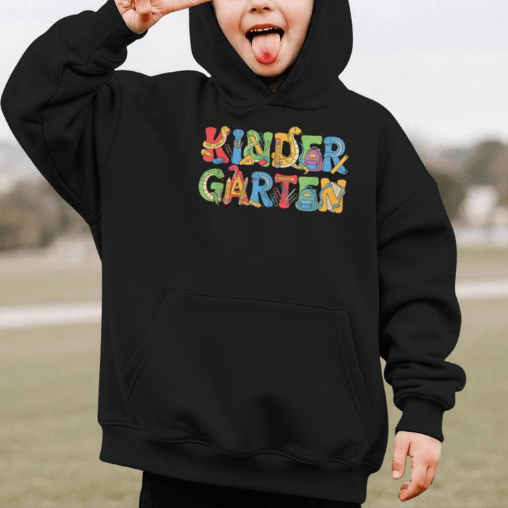 Snake Kindergarten Back To School Kids Boys Girls Graphic Kid Hoodie Snake Kindergarten Back To School Kids Boys Girls Graphic Kid Hoodie