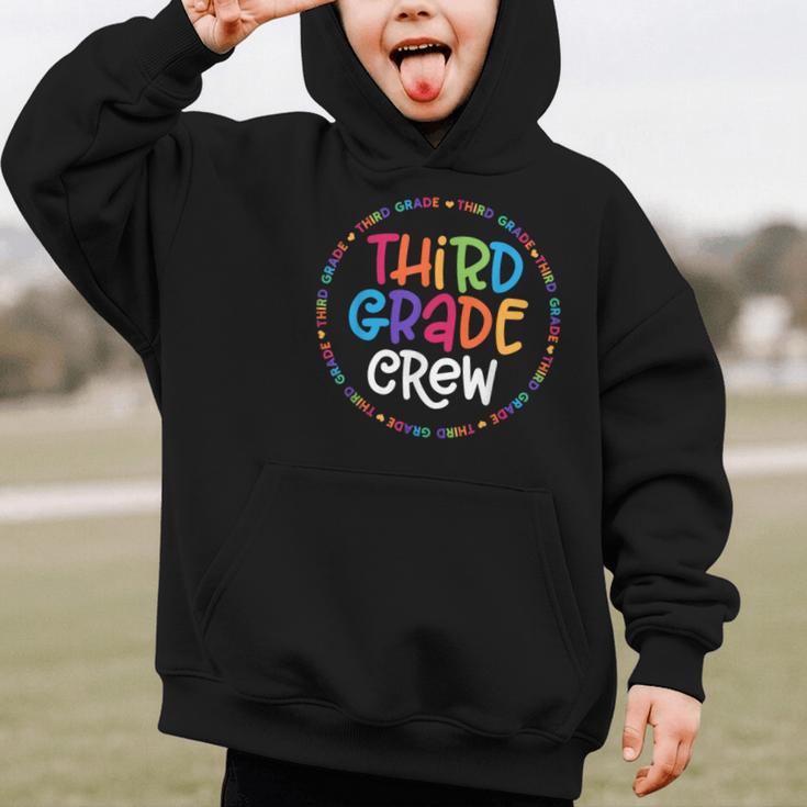 Third Grade Crew Back To School Matching Tee For 3rd Grade Graphic Kid Hoodie Third Grade Crew Back To School Matching Tee For 3rd Grade Graphic Kid Hoodie