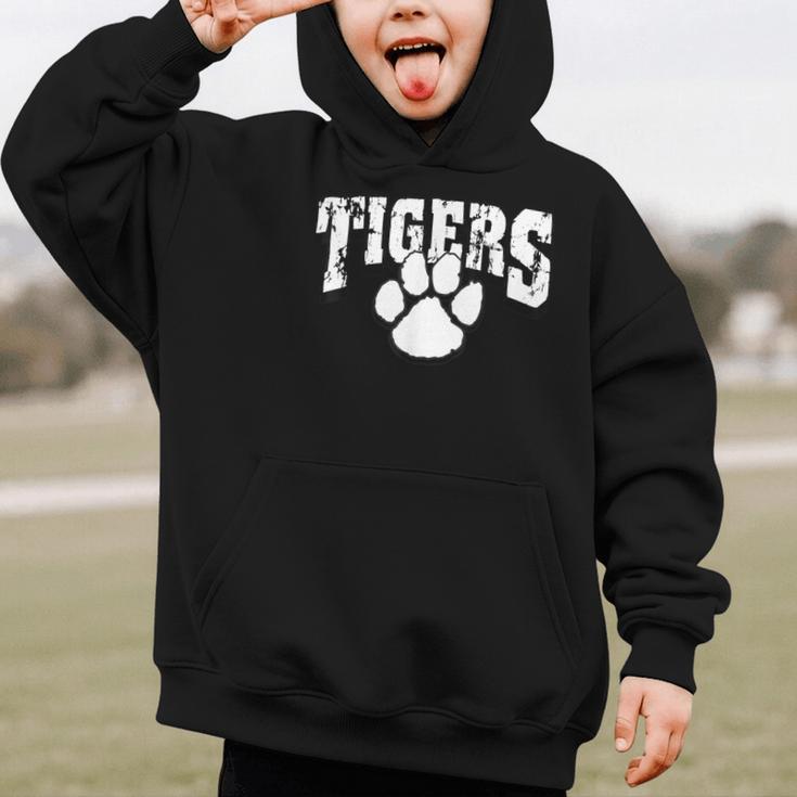 Tigers School Spirit Back To School B Graphic Kid Hoodie Tigers School Spirit Back To School B Graphic Kid Hoodie