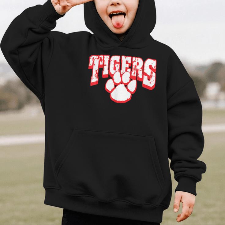 Tigers School Spirit Back To School R Graphic Kid Hoodie