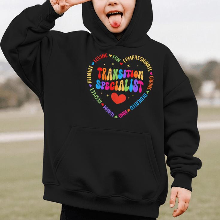 Transition Specialist Appreciation Week Back To School Graphic Kid Hoodie Transition Specialist Appreciation Week Back To School Graphic Kid Hoodie