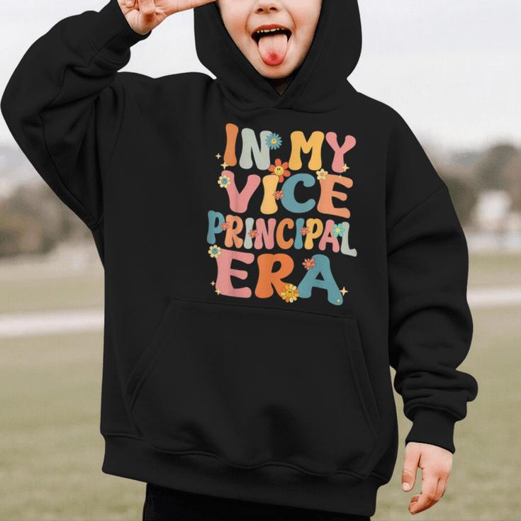 In My Vice Principal Era Groovy Back To School VicePrincipal Graphic Kid Hoodie In My Vice Principal Era Groovy Back To School VicePrincipal Graphic Kid Hoodie