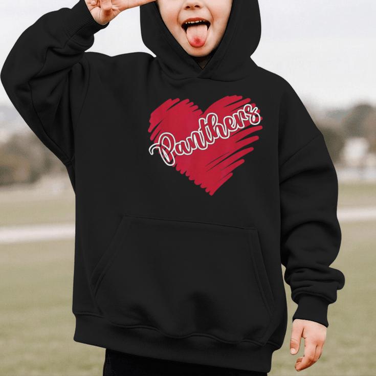 Vintage Panthers School Sports Name Spirit Go Back To School Graphic Kid Hoodie