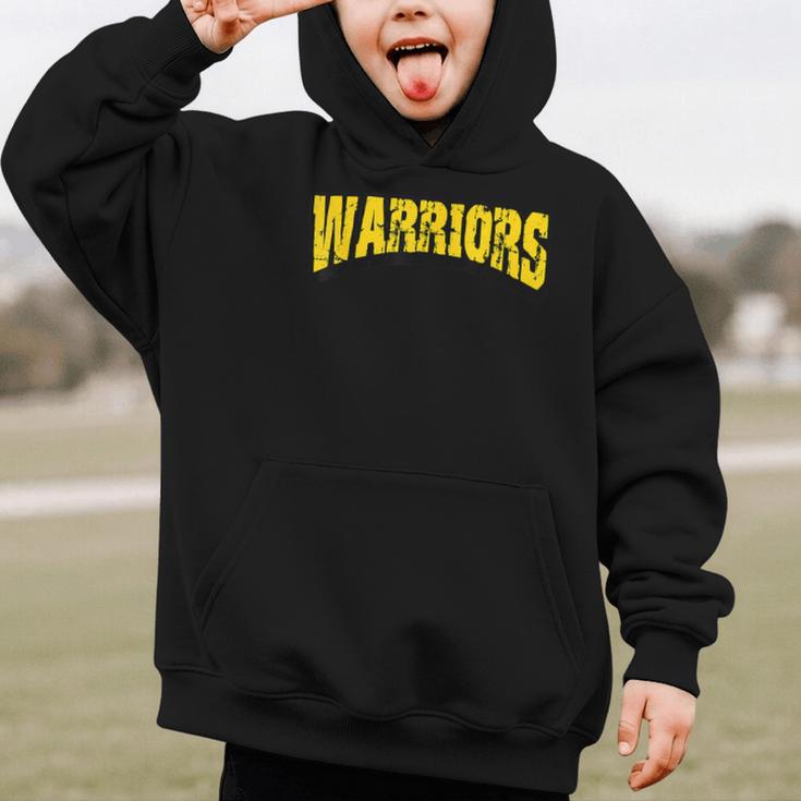 Warriors Back To School Spirit GY Graphic Kid Hoodie