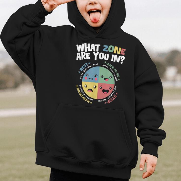 Zones Of Regulation School Counselor Back To School Emotion Graphic Kid Hoodie Zones Of Regulation School Counselor Back To School Emotion Graphic Kid Hoodie