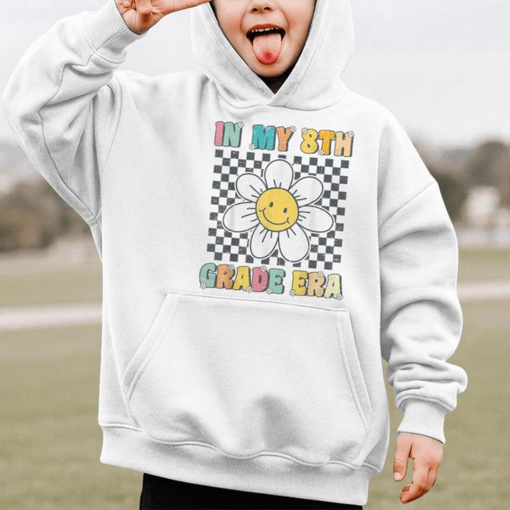 In My 8th Grade Era Retro Groovy Eighth Grade Back To School Graphic Kid Hoodie In My 8th Grade Era Retro Groovy Eighth Grade Back To School Graphic Kid Hoodie