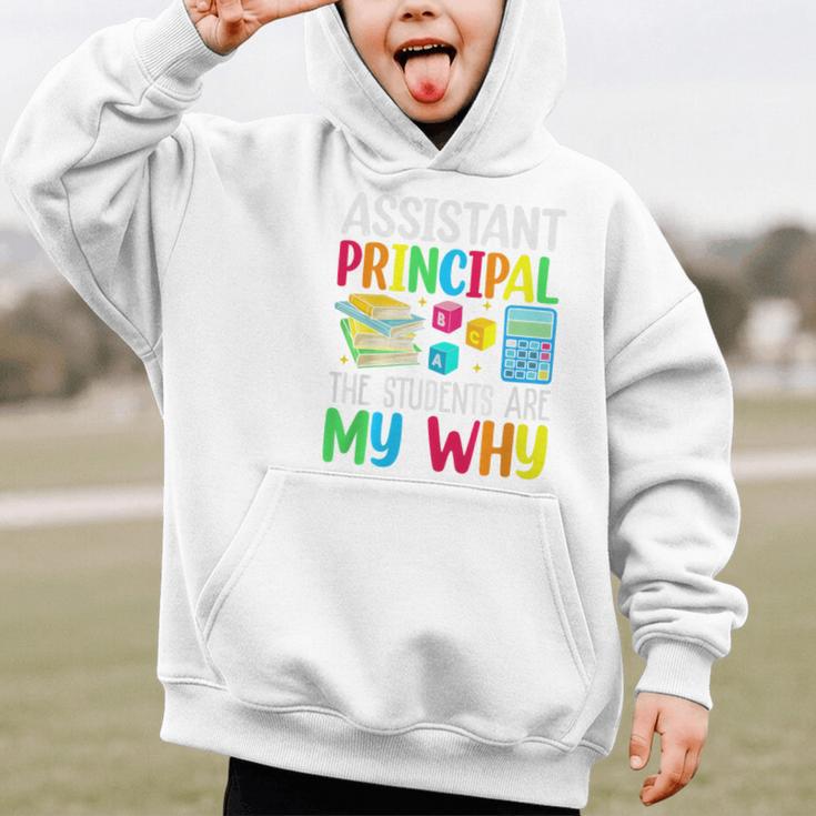 Back To School Assistant Principal The Students Are My Why Premium Tri-Blend Graphic Kid Hoodie Back To School Assistant Principal The Students Are My Why Premium Tri-Blend Graphic Kid Hoodie