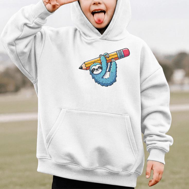 Back To School Seventh Grade Sloth Hanging Out In 7th Grade Performance Graphic Kid Hoodie Back To School Seventh Grade Sloth Hanging Out In 7th Grade Performance Graphic Kid Hoodie