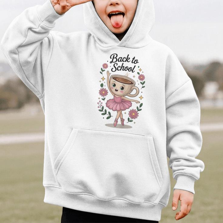 Ballerina Cappuccina Girls Italian Brainrot Back To School Graphic Kid Hoodie Ballerina Cappuccina Girls Italian Brainrot Back To School Graphic Kid Hoodie