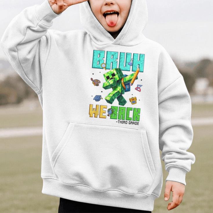 Bruh We Back 3rd Grade Back To School Gamer Dabbing Boy Kids Graphic Kid Hoodie Bruh We Back 3rd Grade Back To School Gamer Dabbing Boy Kids Graphic Kid Hoodie